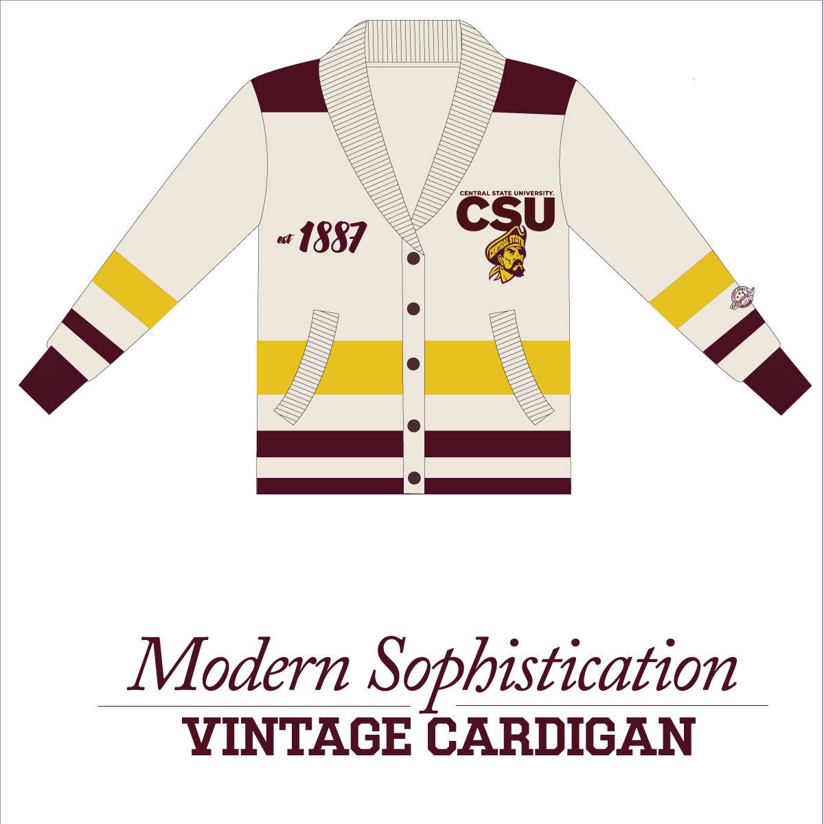 CENTRAL STATE | Cardigan PEARLED IVORY ( aja) – collegiateluxe