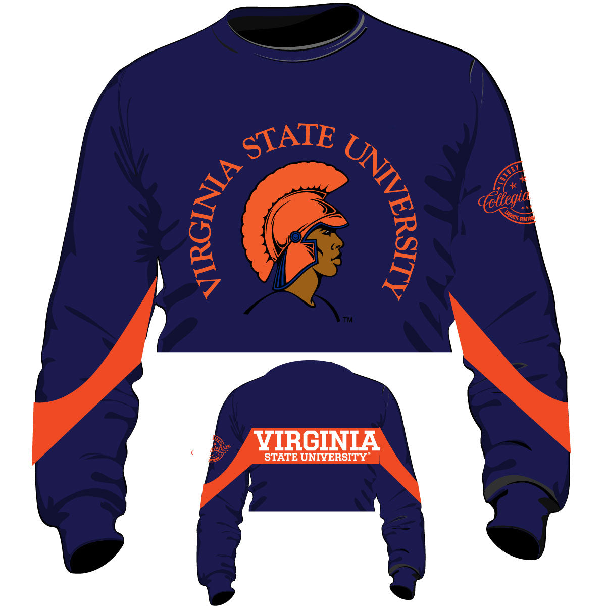 Virginia State | Chenille Flex Crop  (a**