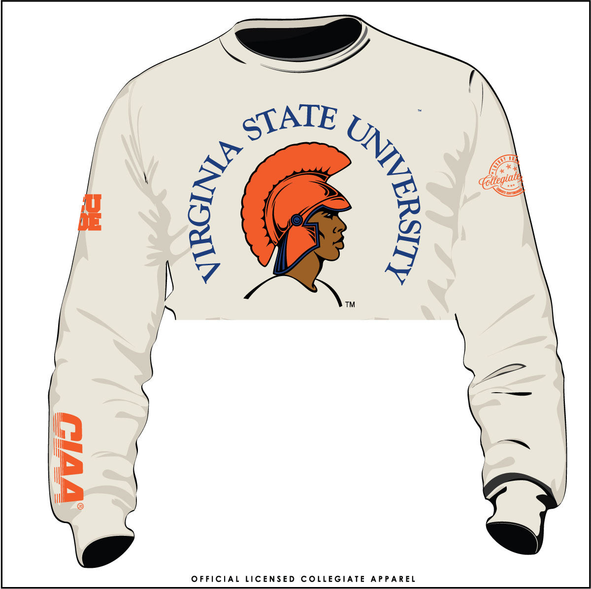 Virginia State  | CIAA 2024 CREAM Chenille Sweatshirt -aja