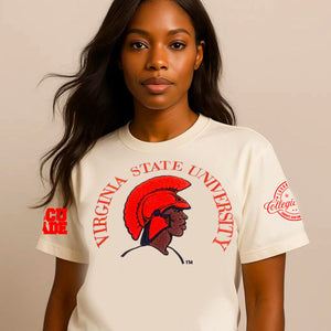 Virginia State | LOGO Chenille EMBROIDERY UNISEX TEES (LN**