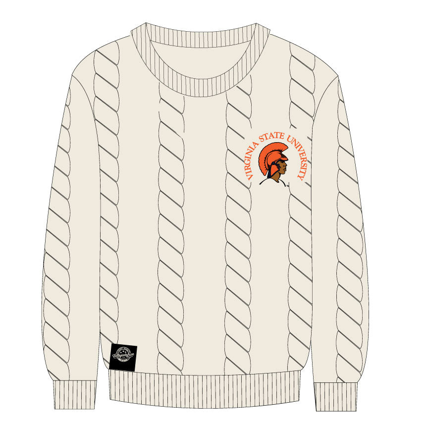 Virginia State Cable Tennis Sweater