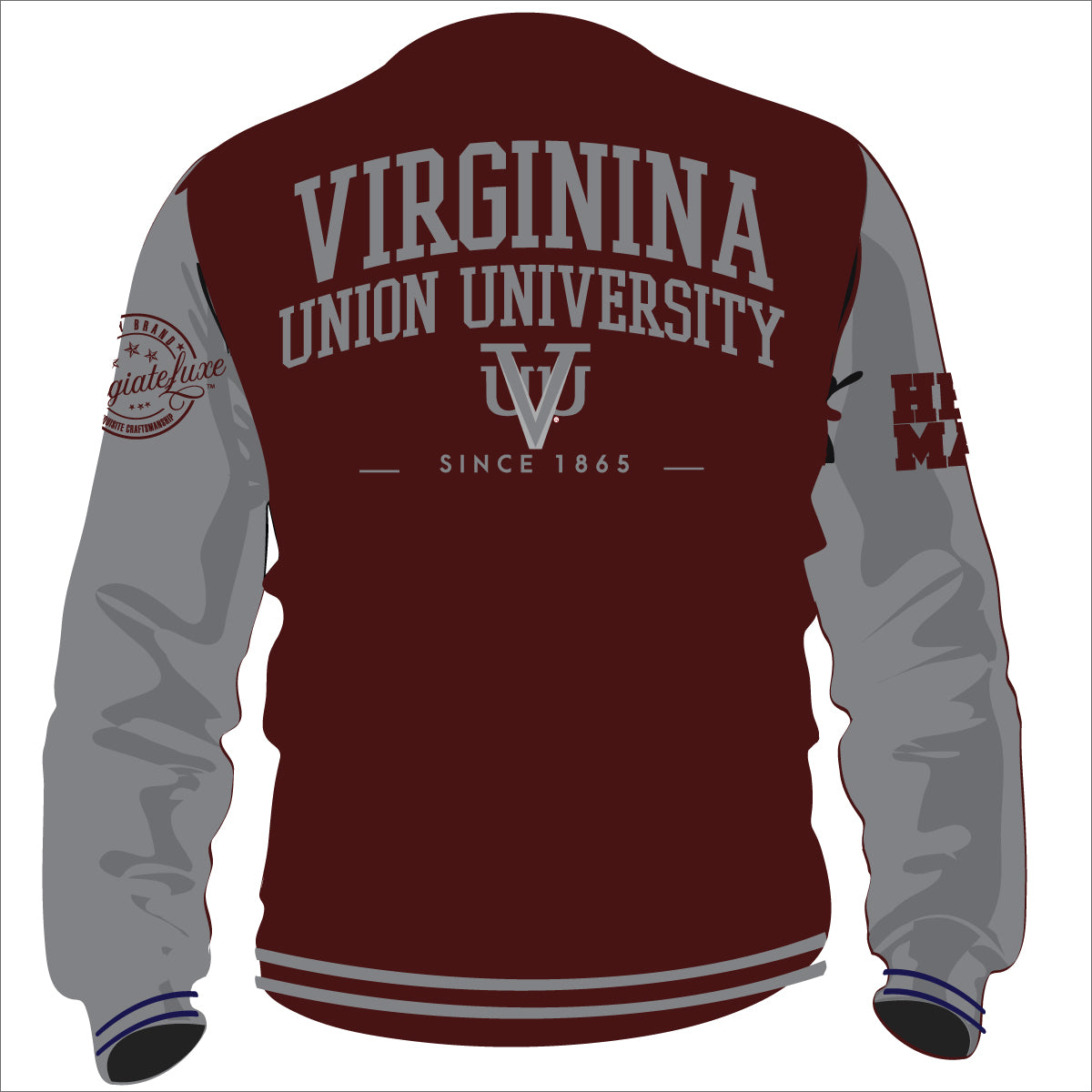 VUU CIAA VARSITY SWEATSHIRTS Chenille Embroidery  | Unisex Fit