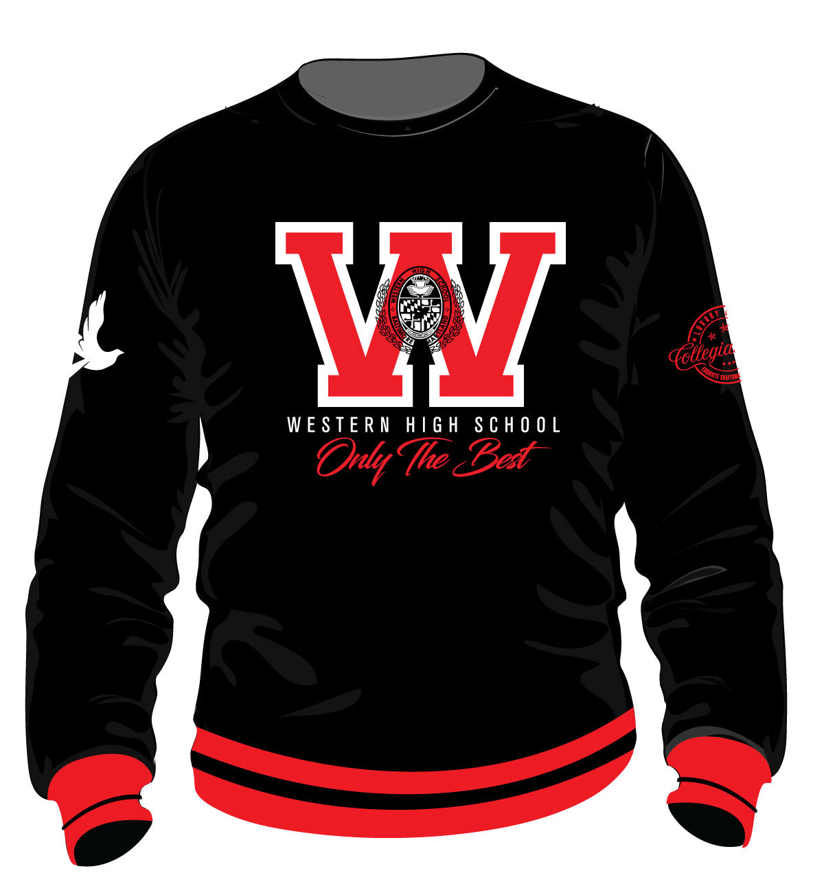 WESTERN HS | WHS CHAMPS Chenille Sweatshirt (aja** – collegiateluxe