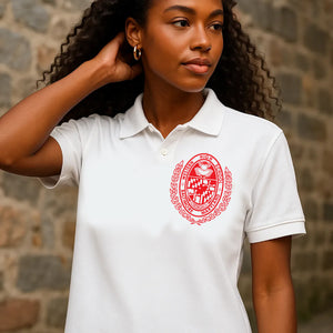 WESTERN HS | Iconic ( WHITE )  Polo Shirt