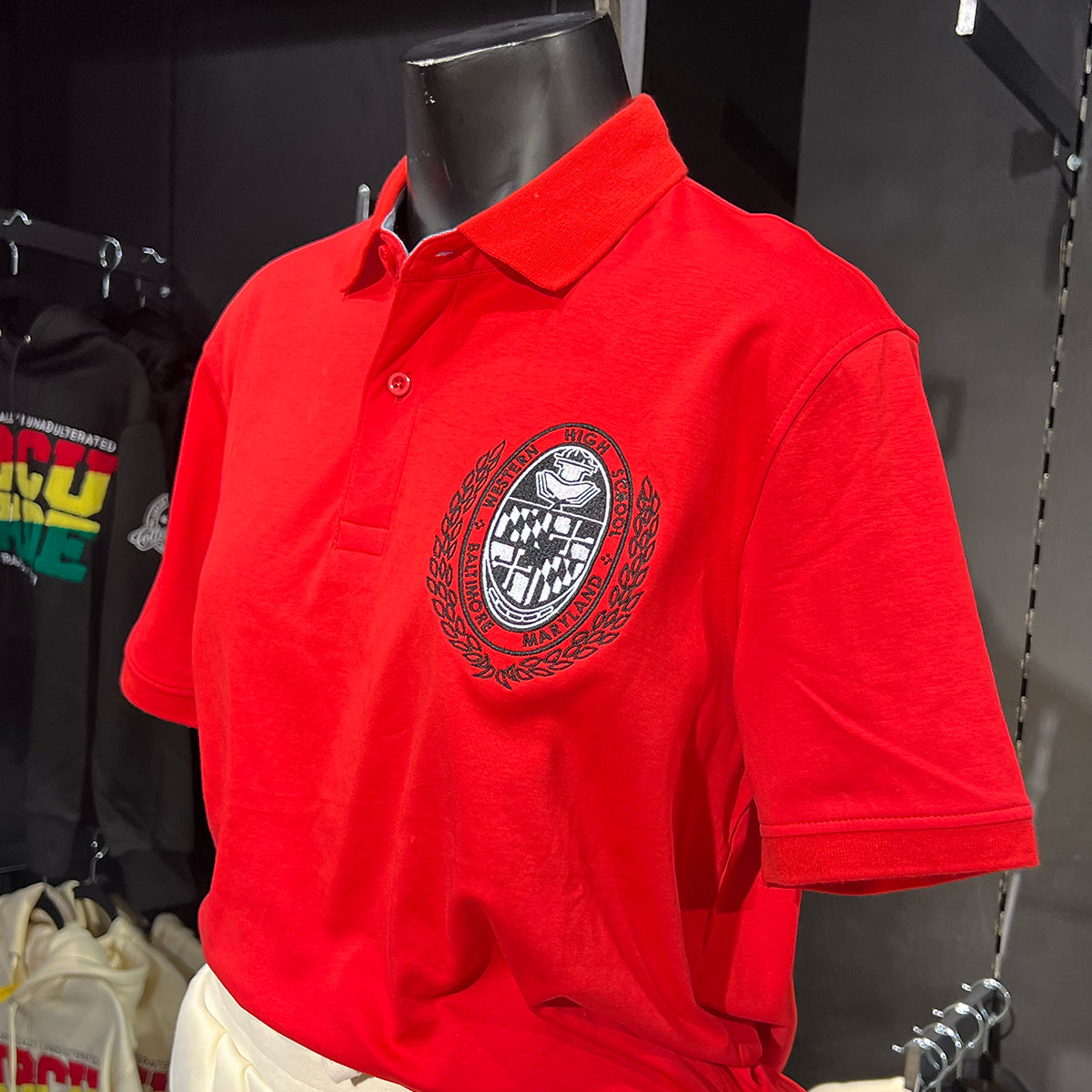 WESTERN HS | Iconic ( RED)  Polo Shirt