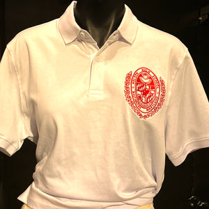 WESTERN HS | Iconic ( WHITE )  Polo Shirt