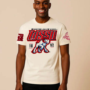 WSSU Cream Amon Chenille Tees (08/20**