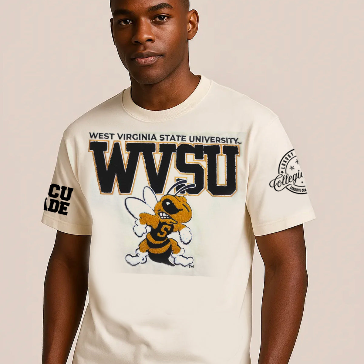 WVSU | Cream Chenille Tees (a** – collegiateluxe