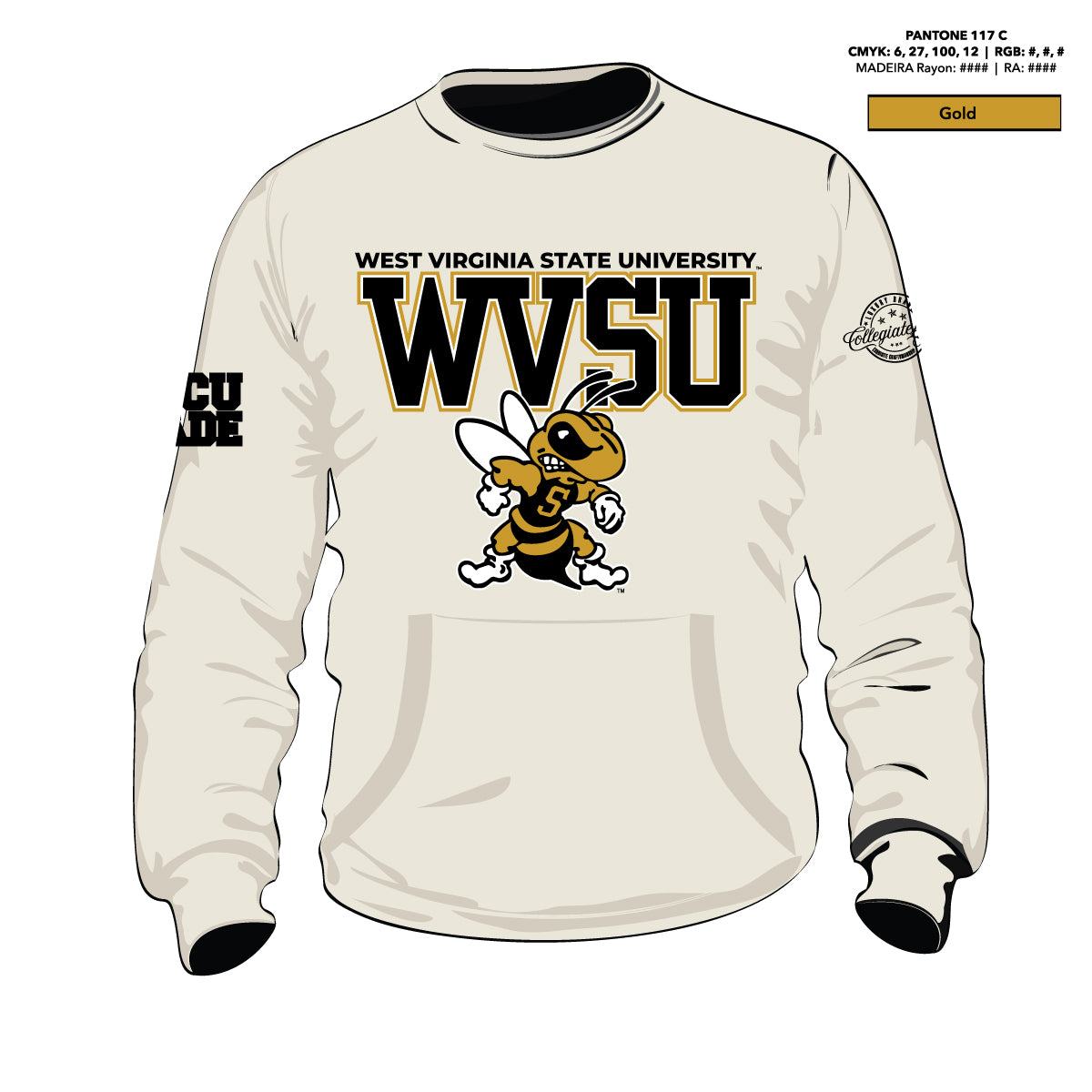 WVSU | CREAM (Chenille) ARCH  Unisex Sweatshirt