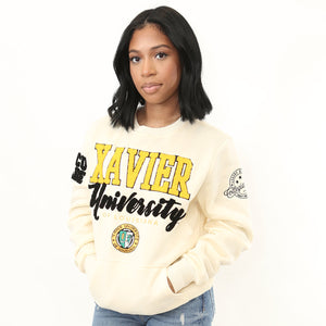 Xavier CREAM (Chenille) | UNISEX SWEATSHIRT (Z)