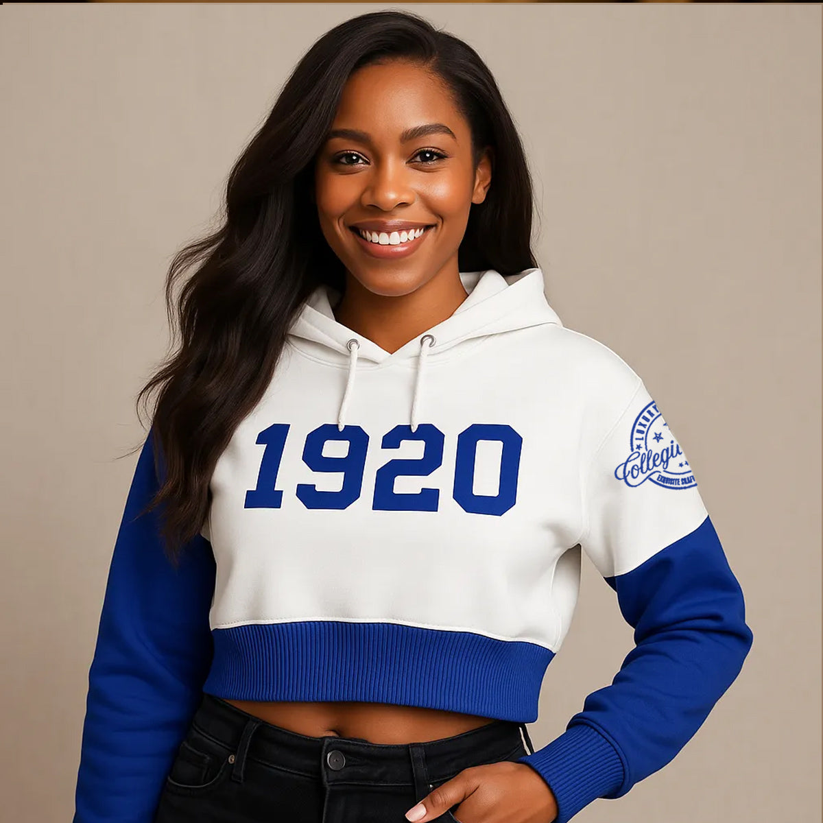 ZETA | 1920 High Chenille Crop Hoodie – collegiateluxe