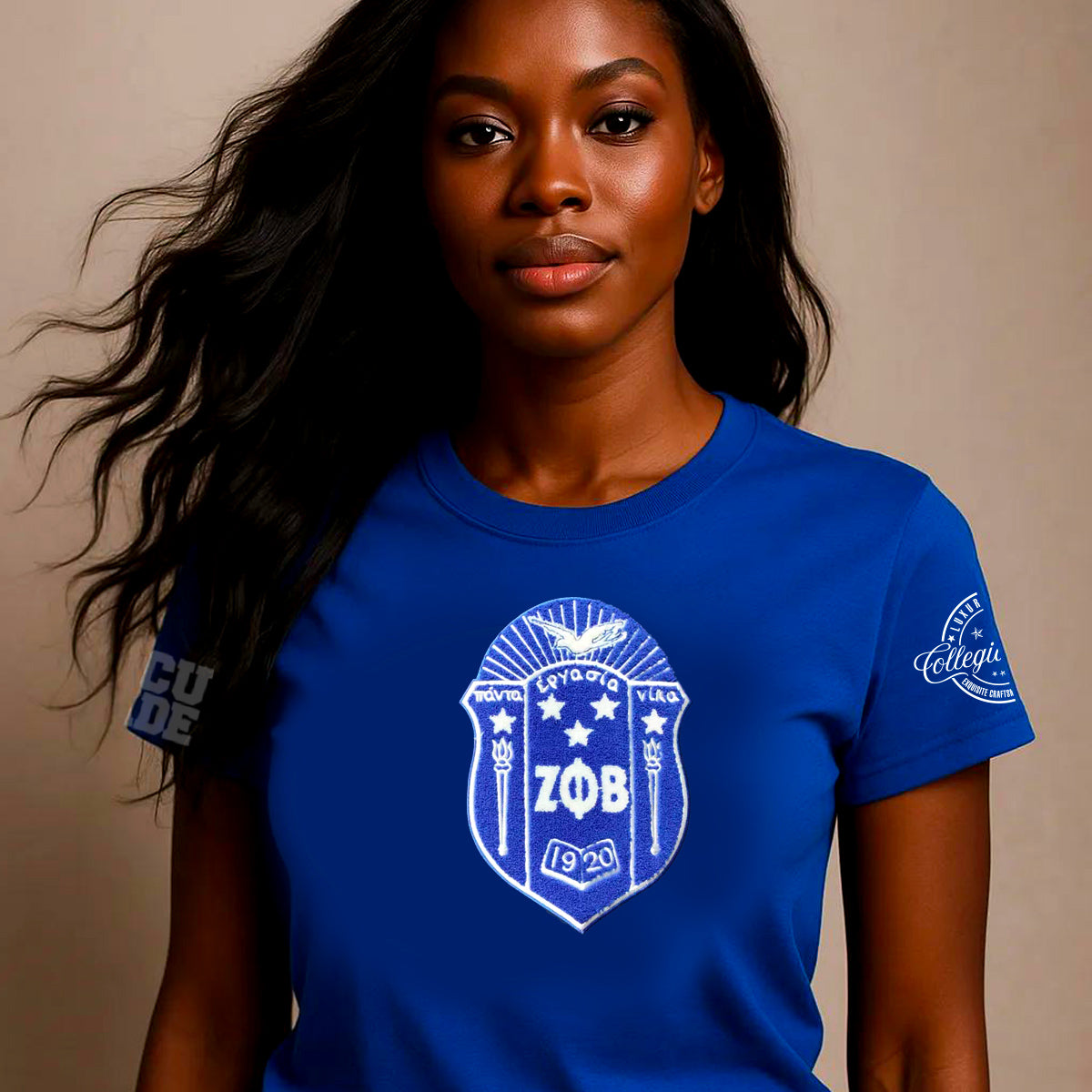ZETA | ROYAL Crest Chenille Tees