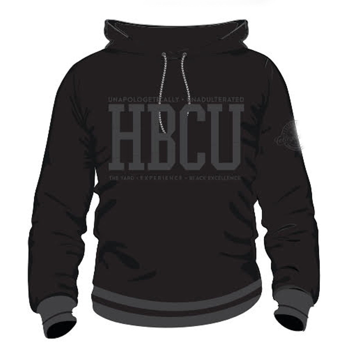 HBCU Chenille Shades of BLACK UNISEX Hoodie-aja