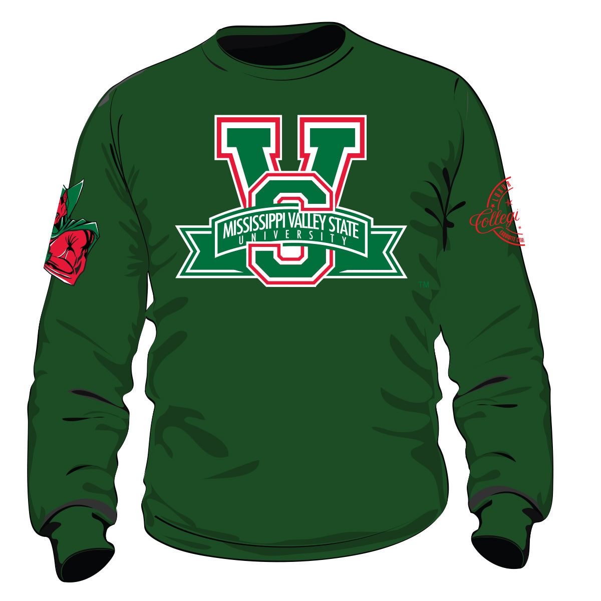 MVSU |  SWAC CHAMPS Chenille  Sweatshirt -aja