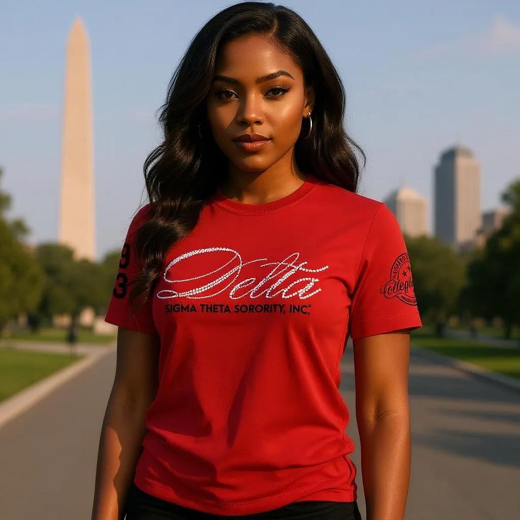 DELTA | PEARL LOGO RED Unisex Tees (a