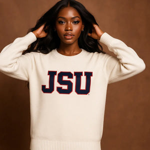 Jackson State | JSU PEARLED IVORY Sweater (a**