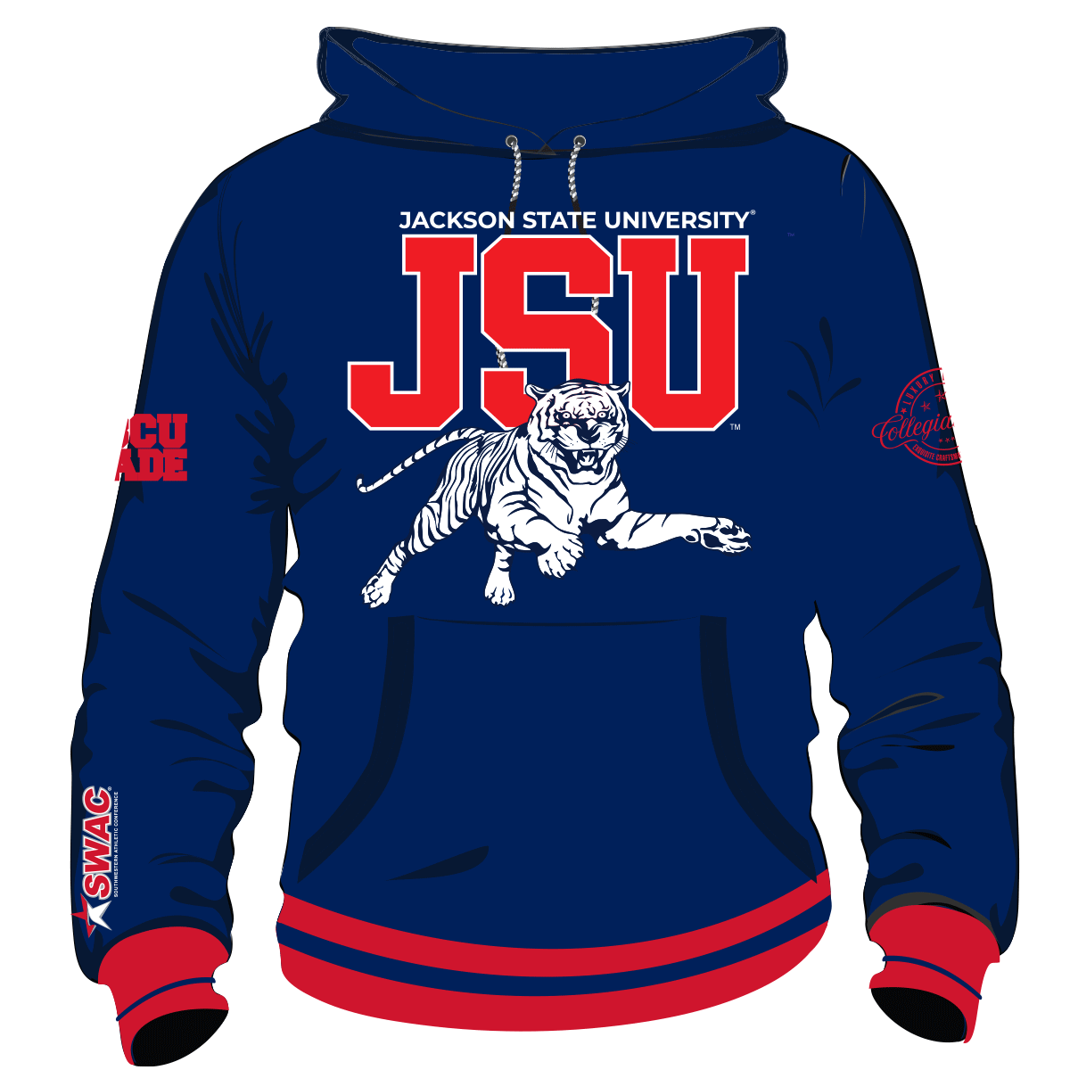 Pre Order ( Ship FEB 20) Jackson State SWAC Champs Chenille HOODIE