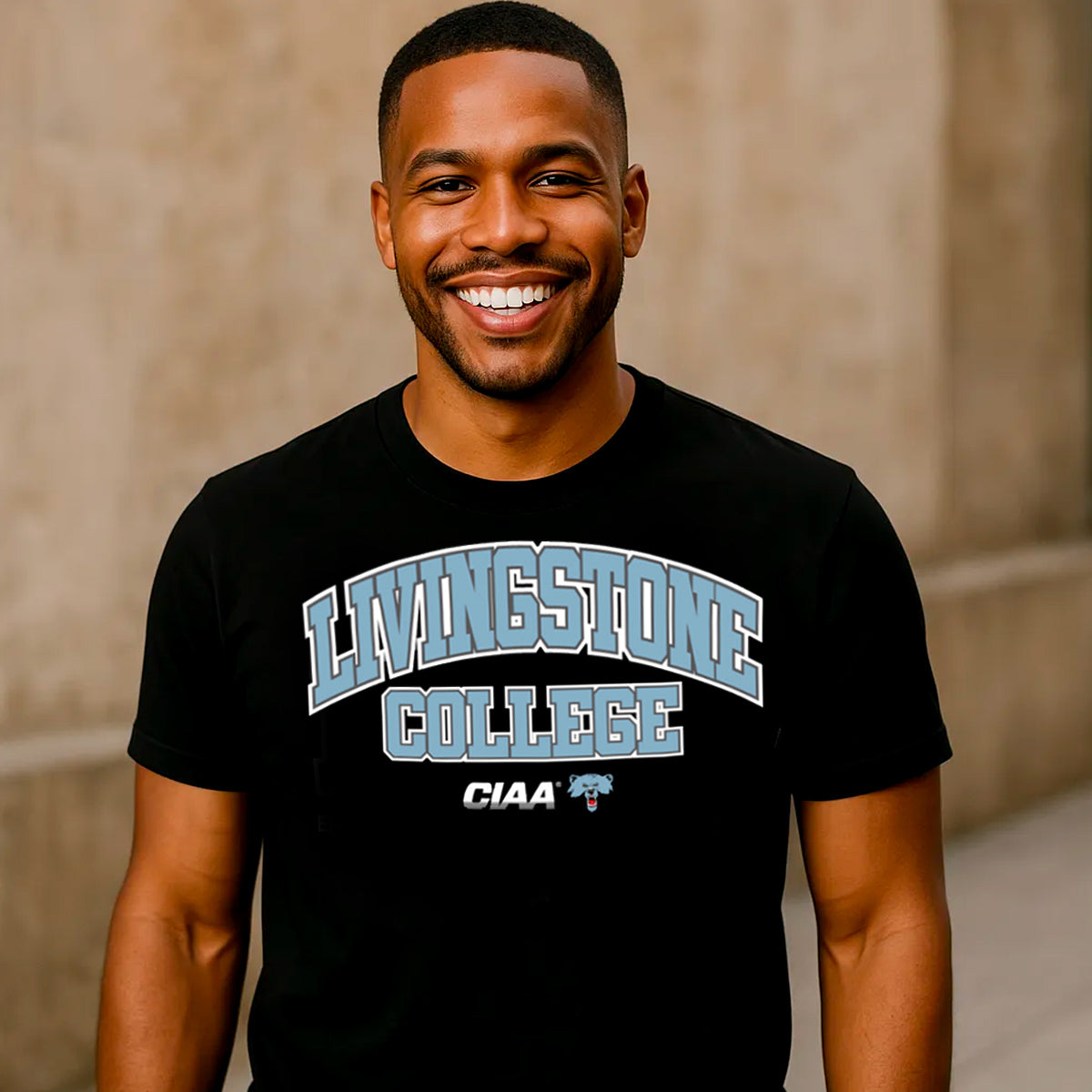 Livingstone | University Arch Black Unisex Tees (DK