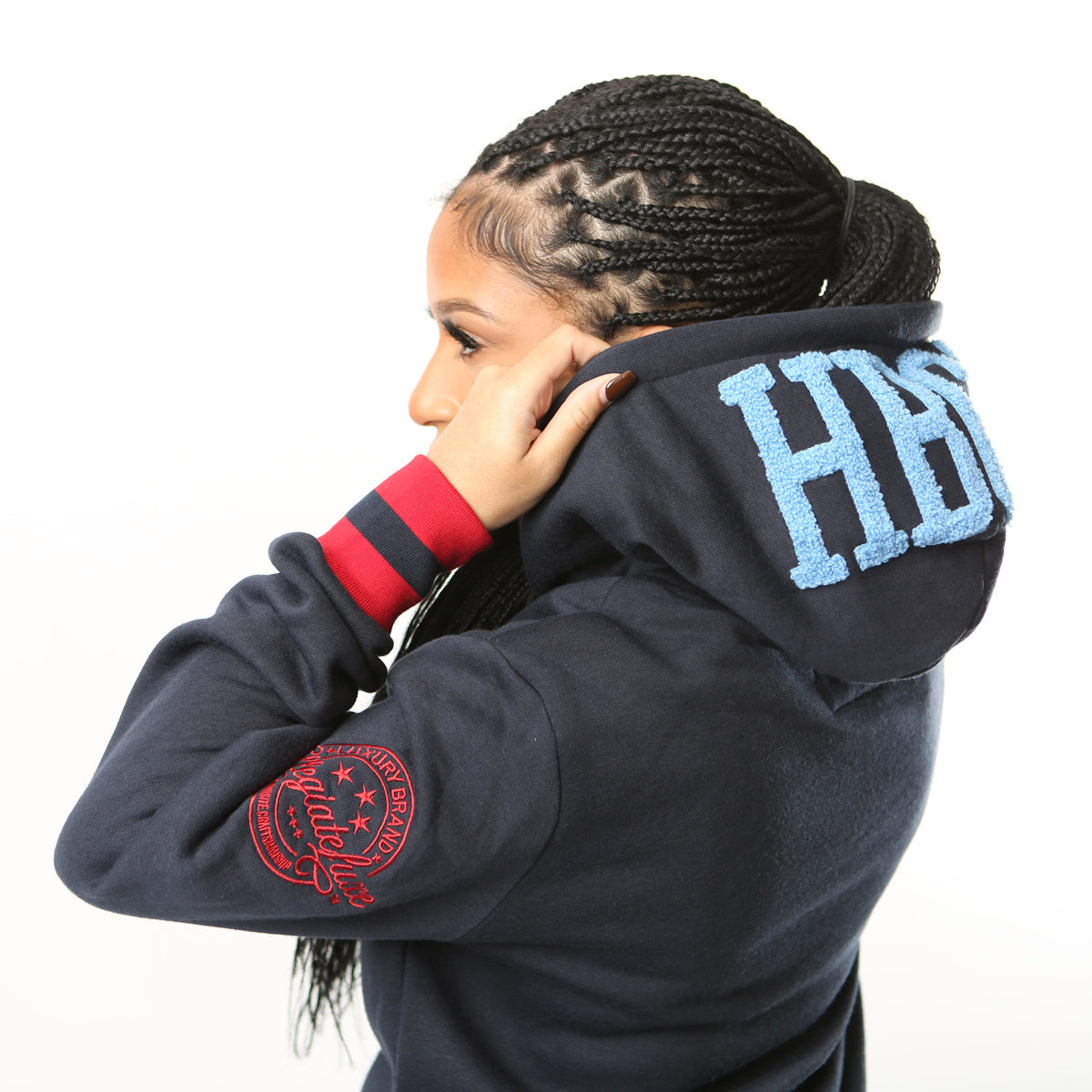 DEL STATE | MECA CHAMPS  Chenille Unisex Hoodie (a**