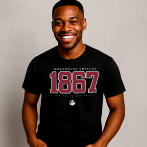 MOREHOUSE | EST. 1867 Black Unisex Tees (Z)