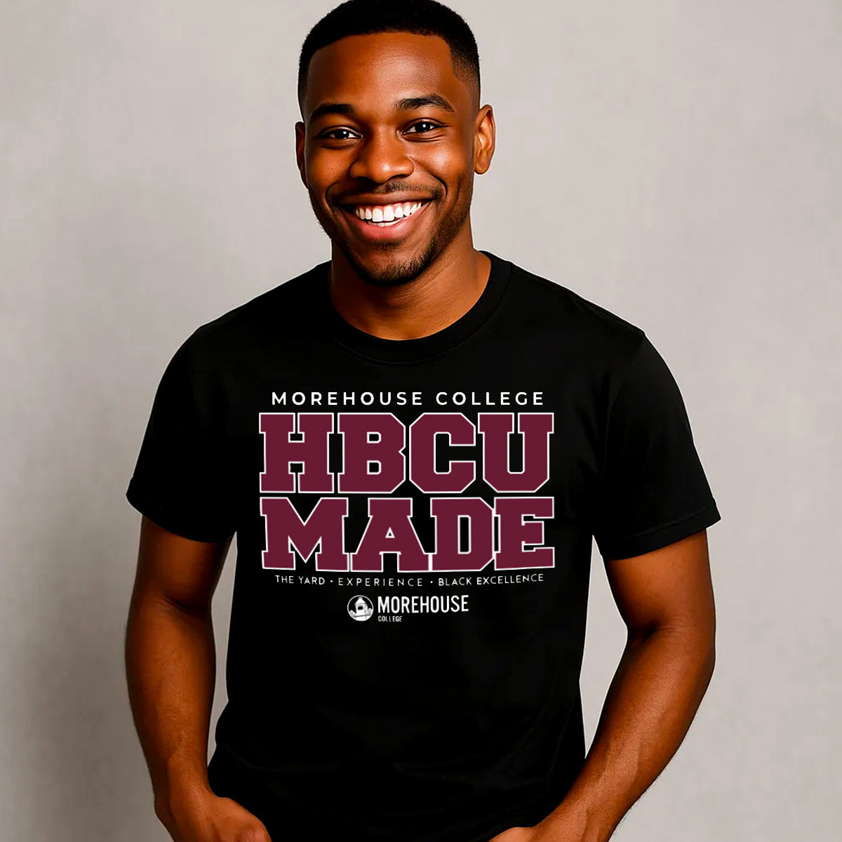 MOREHOUSE | HBCU MADE Black Unisex Tees (Z)