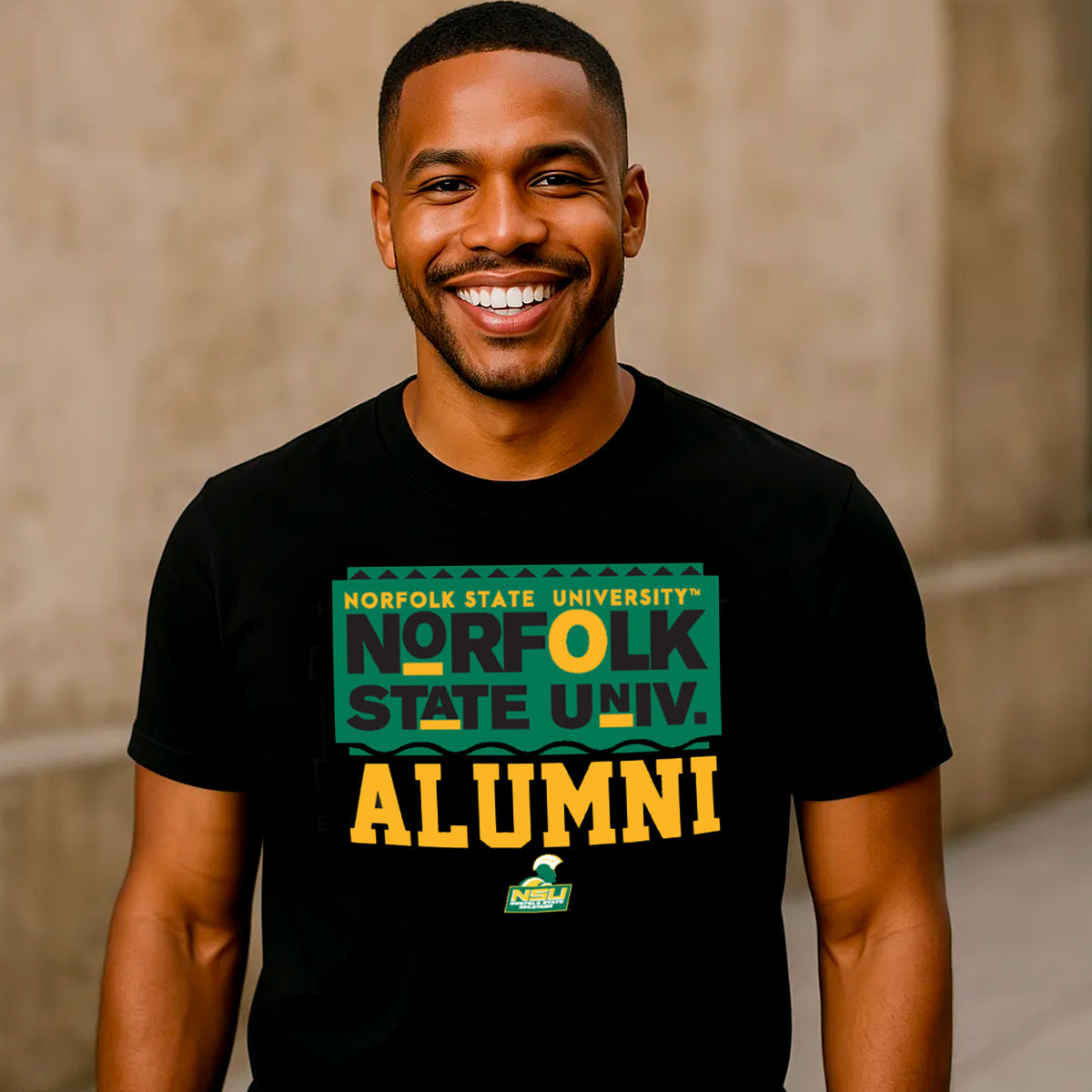 NORFOLK ST. | 90s ALUMNI Black Unisex Tees (**)