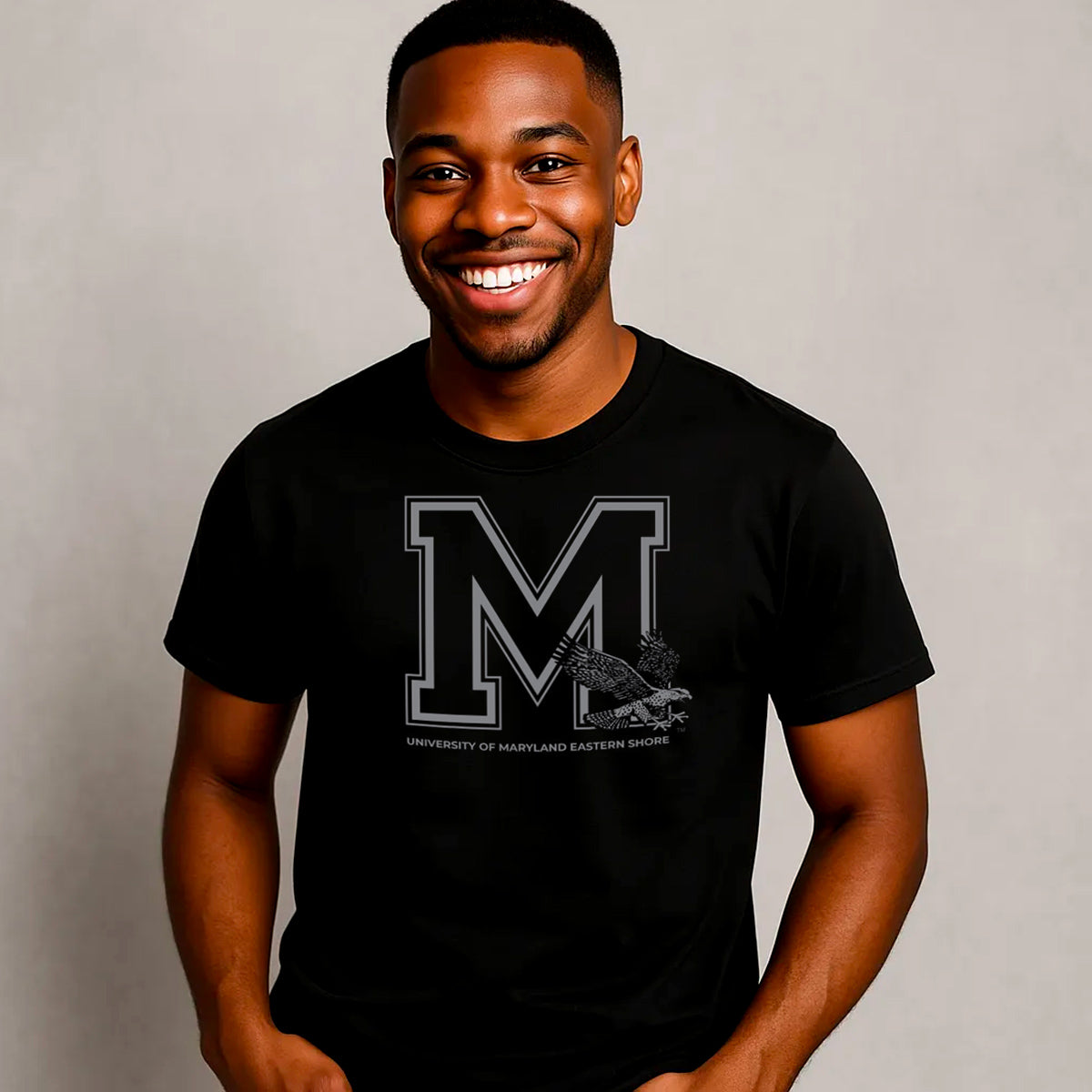 Maryland Eastern Shore | UMES | Celebrate BHM | 3D PUFF INK Black Unisex Tees (**)