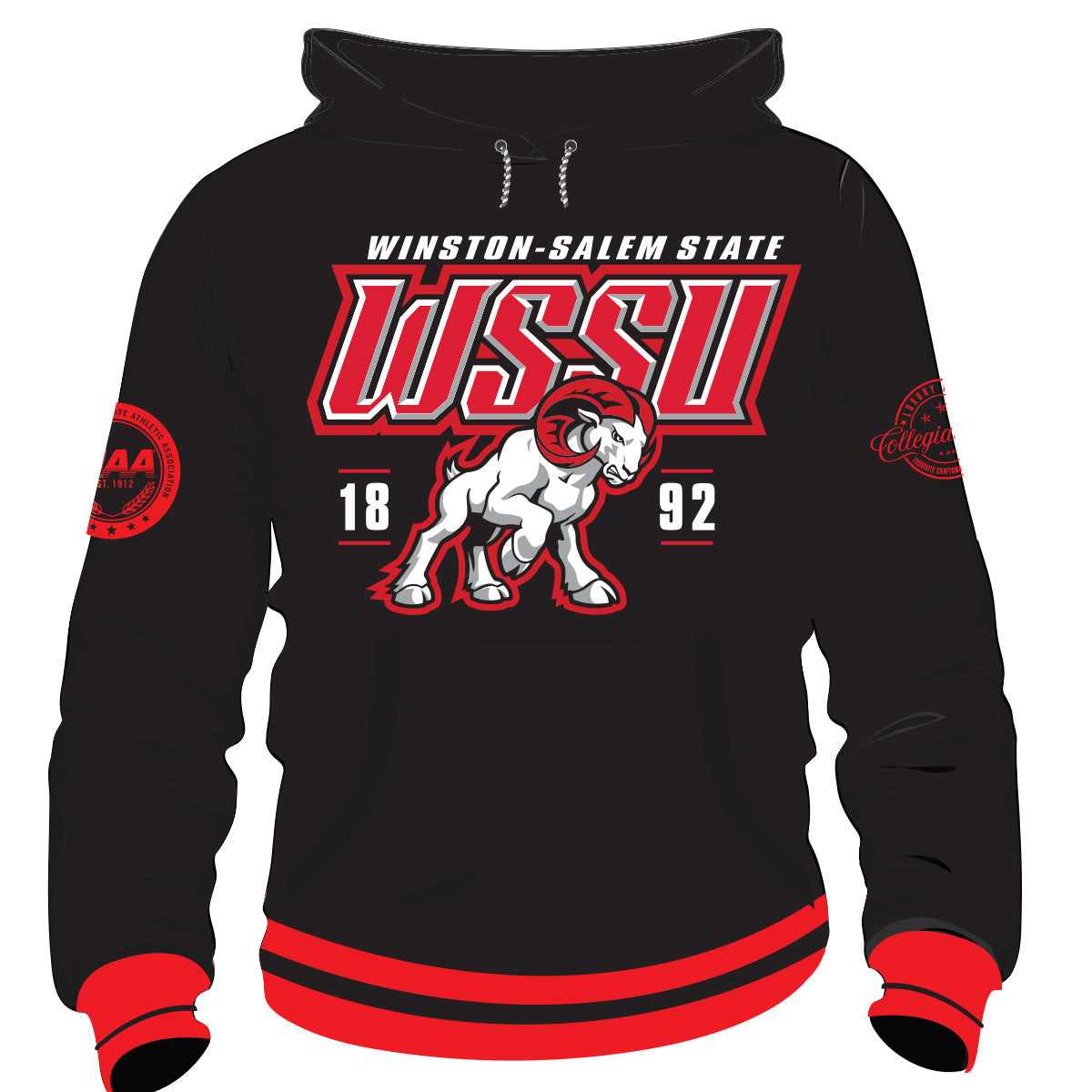 WSSU  | 2024 RAM HOODIE (Chenille & Embroidery) Unisex