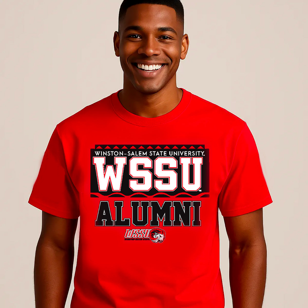 WSSU | 90s ALUMNI Red Unisex Tees (**)