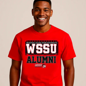 WSSU | 90s ALUMNI Red Unisex Tees (**)