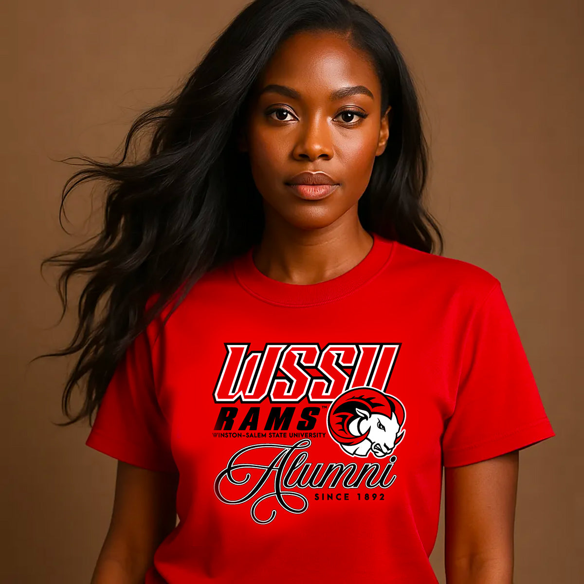 WSSU | Fancy ALUMNI Red Unisex Tees (**)