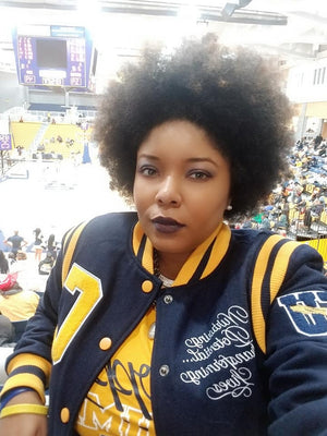 Coppin State VARSITY NAVY JACKET (K)