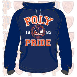 Baltimore Polytechnic Institute | POLY PRIDE Navy Unisex Hoodie -Z-