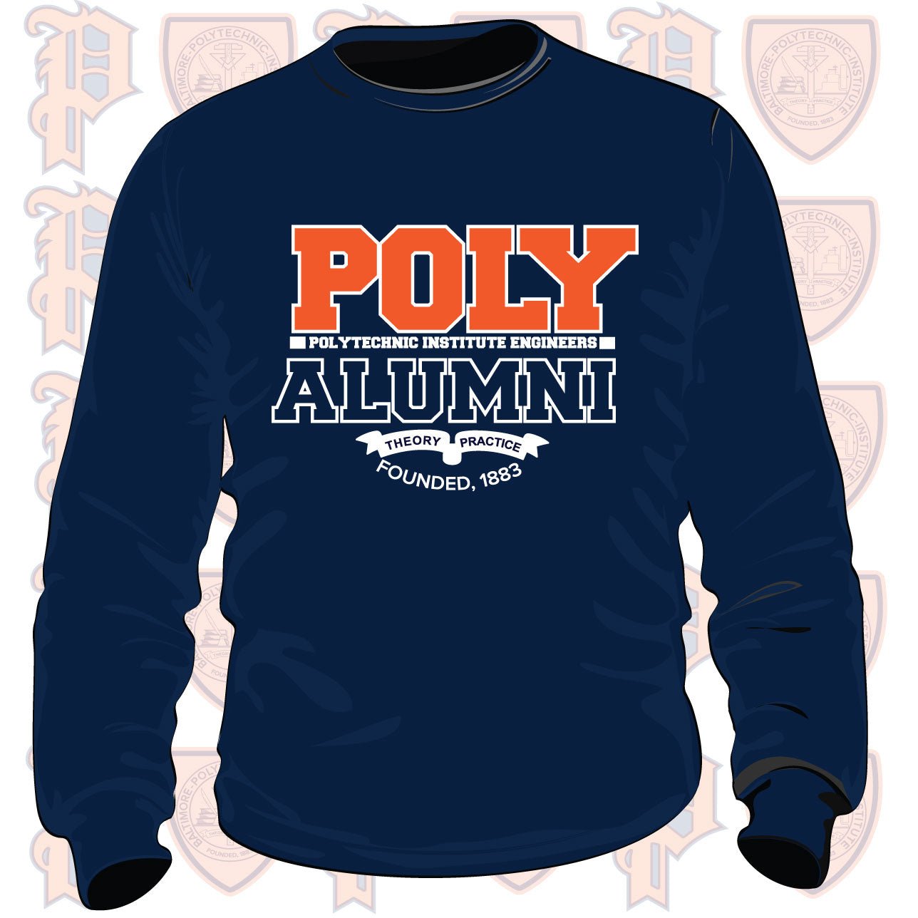 Baltimore Polytechnic Institute | 2020 ALUMNI Navy Unisex Sweatshirt (Z)