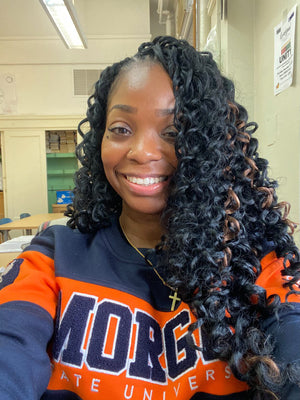 MORGAN STATE | 2 TONE Chenille & Embroidery Unisex Sweatshirt (a**)