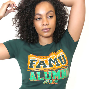 FAMU | 90s ALUMNI Green Ladies Tees (**)