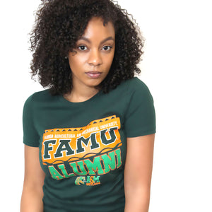 FAMU | 90s ALUMNI Green Ladies Tees (**)