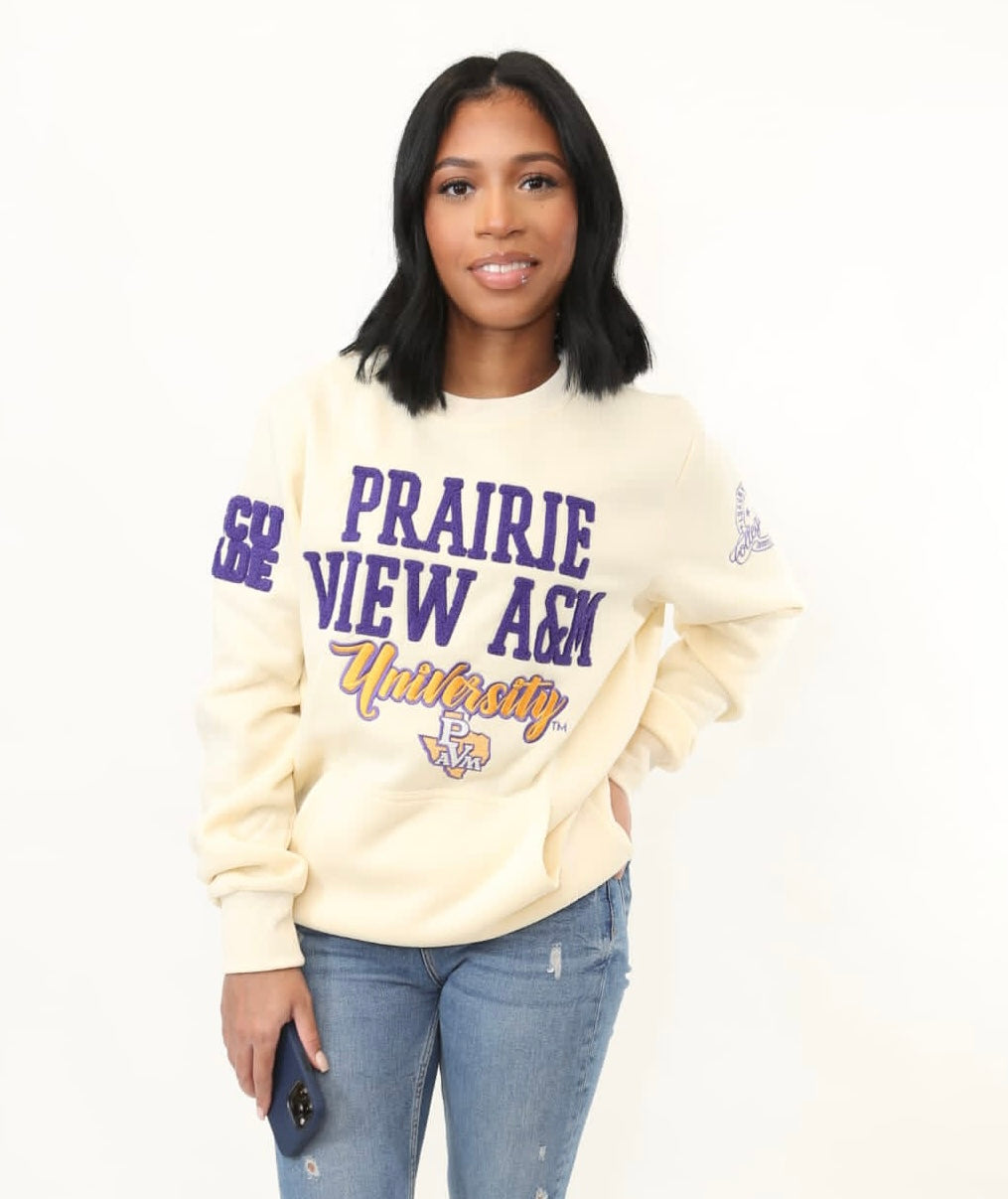 Prairie View A&M 23 CREAM (Chenille) | Unisex Sweatshirt