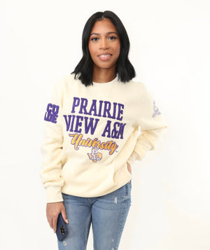 Prairie View A&M | Vintage CREAM (Chenille) | Unisex Sweatshirt