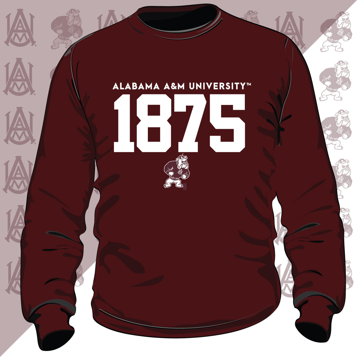 Alabama A&M | EST. Maroon Unisex Sweatshirt (N)