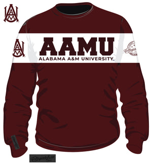 Alabama A&M | 2 TONE (Chenille & Embroidery) Unisex Sweatshirt