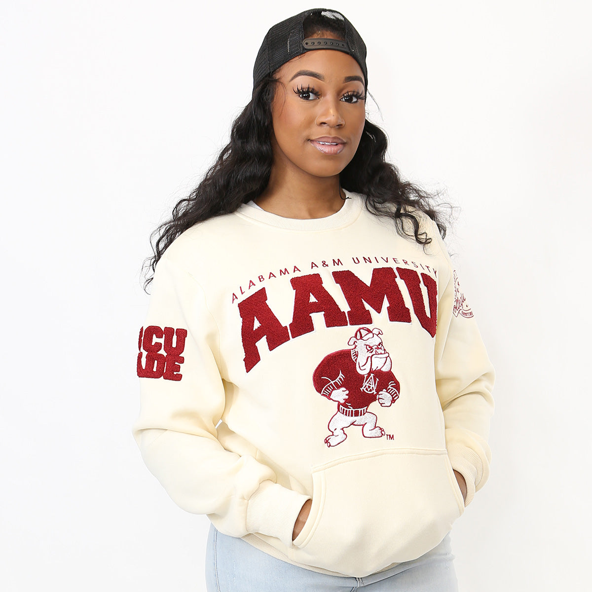 Alabama A&M | CREAM (Chenille) | Unisex Sweatshirt