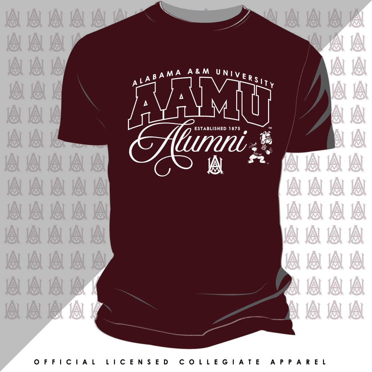 Alabama A&M | Fancy ALUM Maroon unisex Tees -Z-
