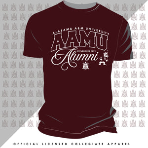 Alabama A&M | Fancy ALUM Maroon unisex Tees -Z-