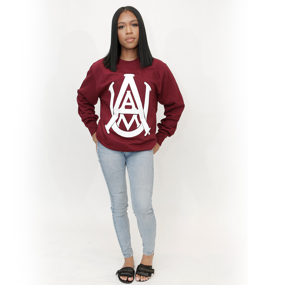 Alabama A&M | Celebrate BHM | 3D PUFF Ink Unisex Maroon Sweatshirt (N)