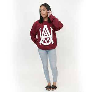 Alabama A&M | Celebrate BHM | 3D PUFF Ink Unisex Maroon Sweatshirt (N)