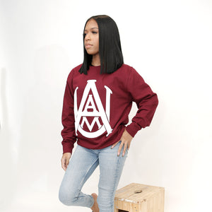 Alabama A&M | Celebrate BHM | 3D PUFF Ink Unisex Maroon Sweatshirt (N)