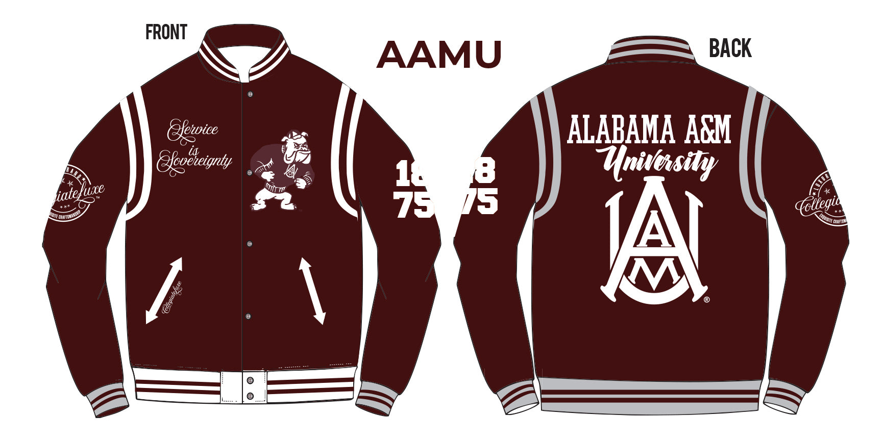 Alabama A&M | VARSITY JACKET Unisex