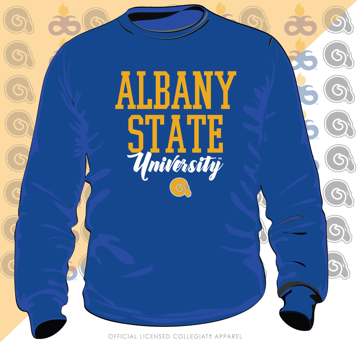 ALBANY ST. | 2020 Univ. Royal Blue Unisex Sweatshirt (Z)