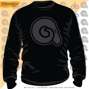 ALBANY ST. |  Celebrate BHM  |  3D Puff INK ALL Black unisex sweatshirt -Z-